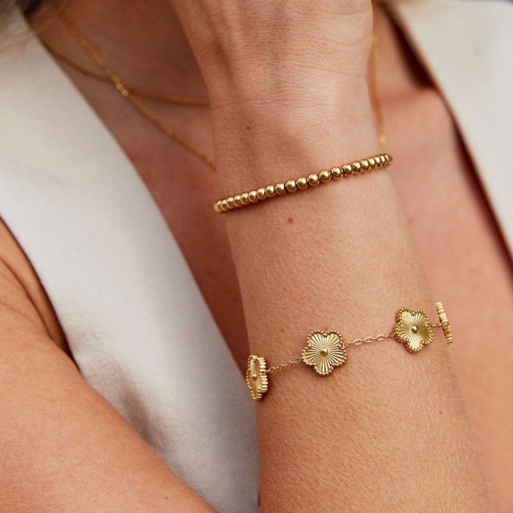 Adele - Nile pearl bracelet in gold