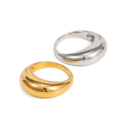 Timeless Golden Arch Ring
