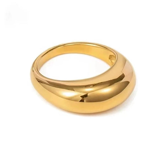 Tidløs Gylden Bue-Ring